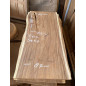 Table et plateau à manger en bois de suar massif 180x87x6 cm