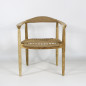 Chaise en bois de teck blanchi - Cemassen