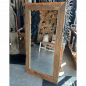 Miroir rustique en bois recyclé couleur naturelle