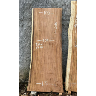 Table et plateau à manger en bois de suar massif 280x115 cm