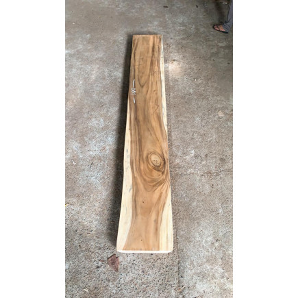 Banc en bois de suar massif 280x45 cm