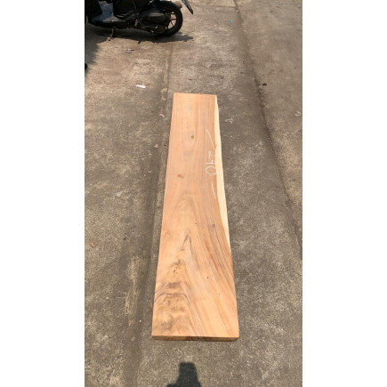 Banc en bois de suar massif 240x45 cm