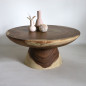 Table basse en bois de suar - Copa 100cm Table basse en bois de suar - Copa 100cm