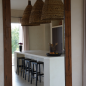 Miroir rustique en bois recyclé Miroir rustique en bois recyclé