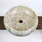 Vasque de salle de bain en marbre blanc - Donat Vasque de salle de bain en marbre blanc - Donat