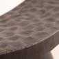 Tabouret Mango Martelé - Marron Vieilli Tabouret Mango Martelé - Marron Vieilli
