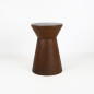 Stool Jeli en bois de manguier DARK BROWN