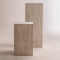 Colonne d'appoint en travertin