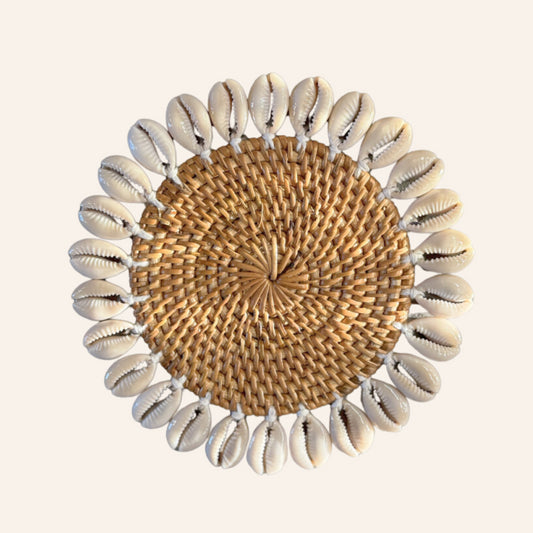 Dessous de verre coquillages naturels - Naturel