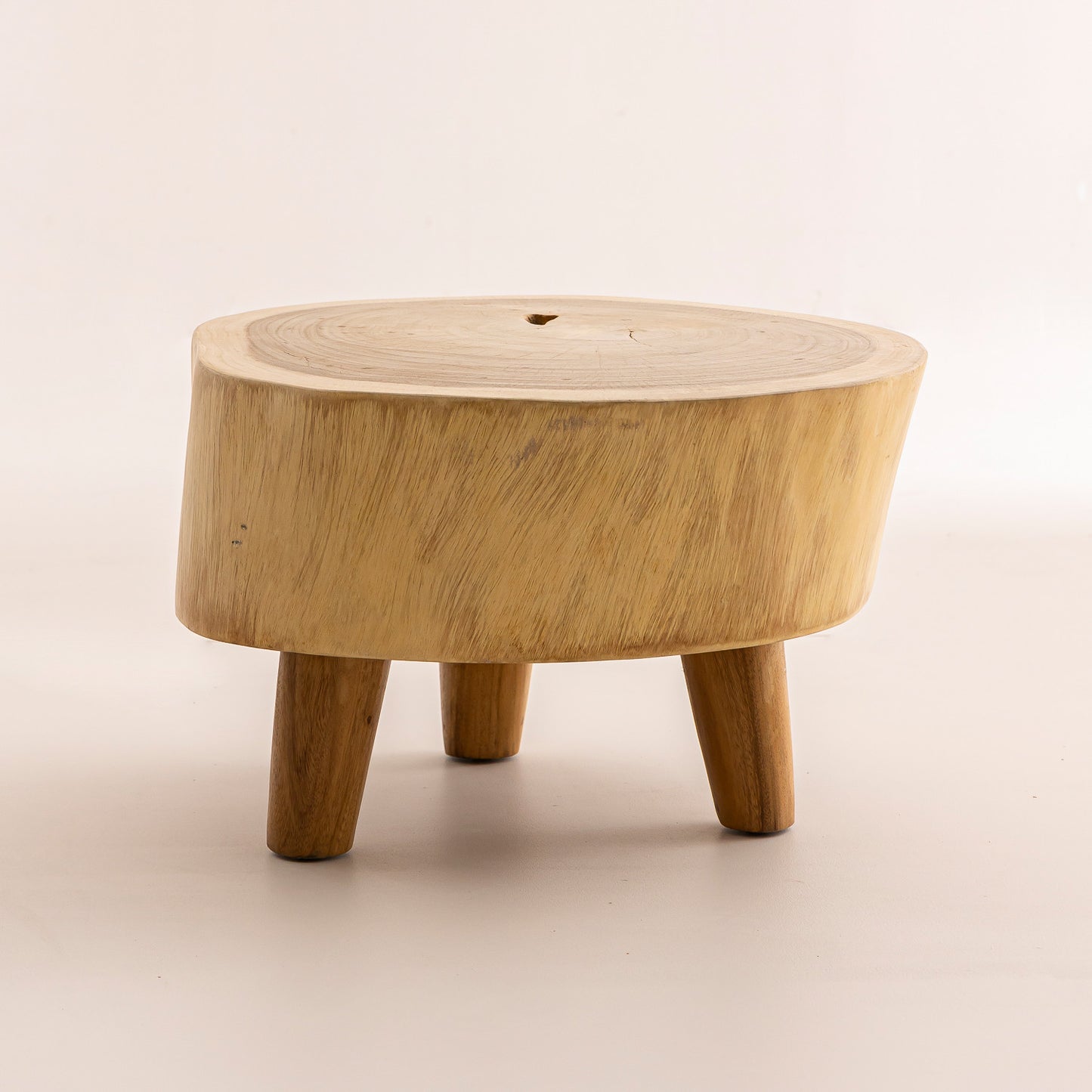 Table basse en bois de suar massif - 60 cm