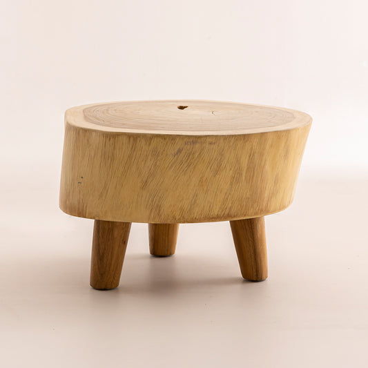 Table basse en bois de suar massif - 60 cm