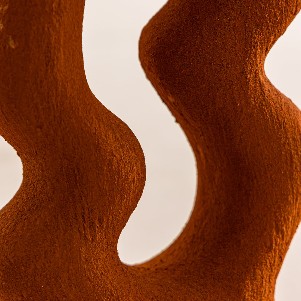 Vase artisanal Oasis couleur Terracotta