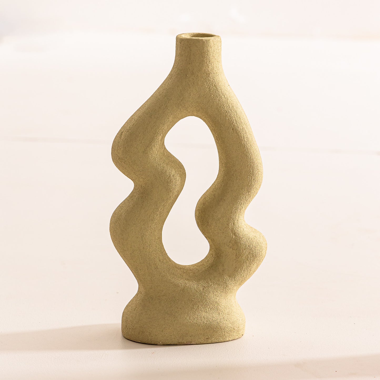 Vase artisanal Oasis couleur Crème