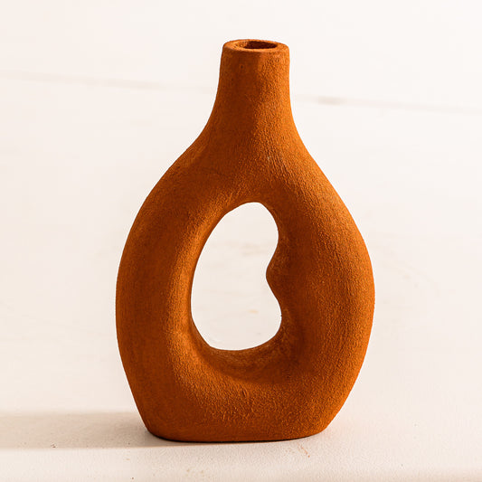 Vase artisanal Atlas couleur Terracotta