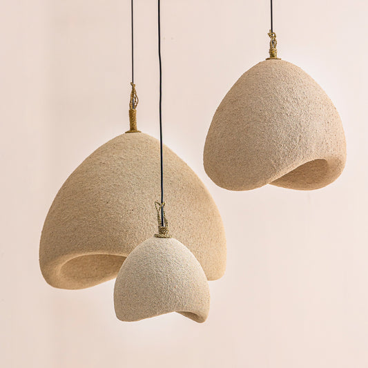 Suspension Suna finition sable