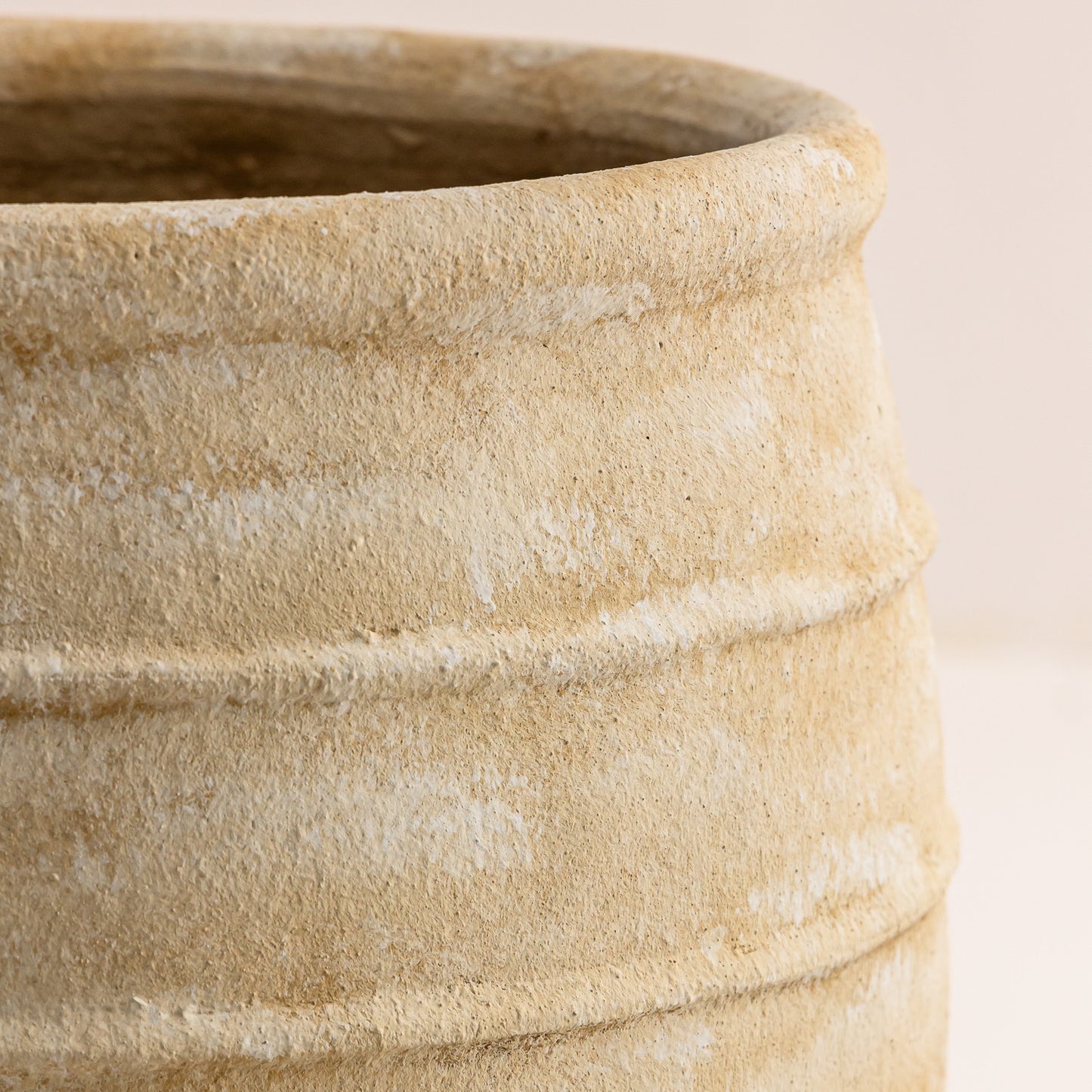 Jarre Tirta - finition crème