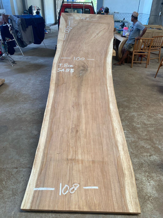 Table à manger en bois massif 400 x 122 cm - Bois de Suar