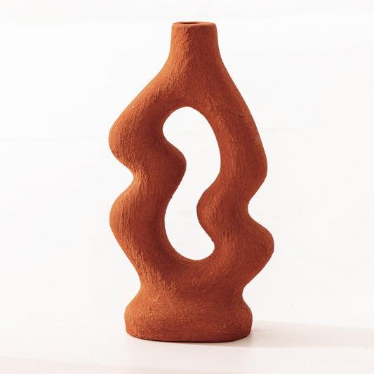 Vase artisanal Oasis couleur Terracotta