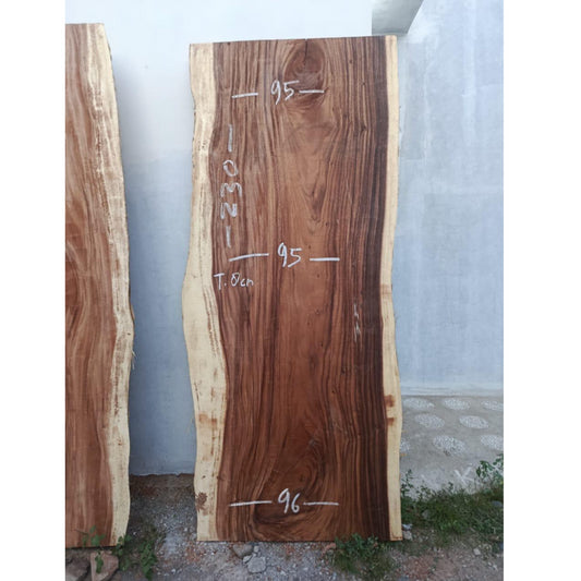 Table à manger en bois massif 230 x 95 cm - Bois de Suar