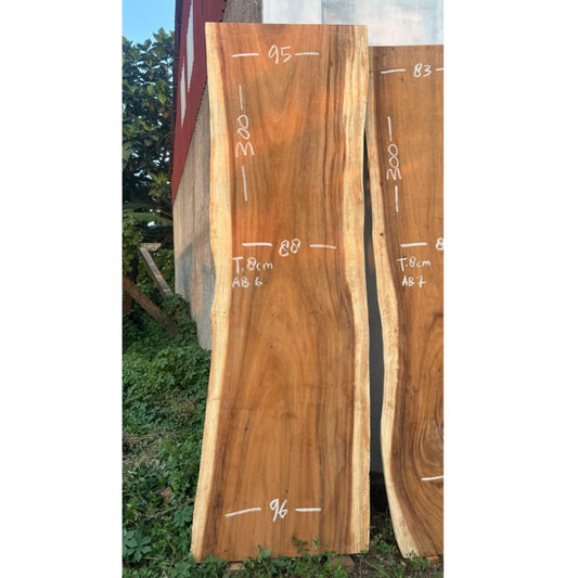 Table à manger en bois massif 300 x 88-96 cm - Bois de Suar