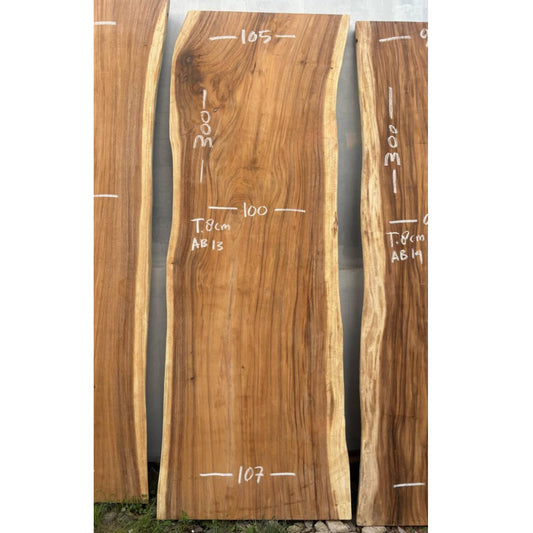 Table à manger en bois massif 300 x 100 -107 cm - Bois de Suar