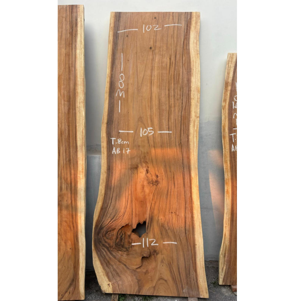 Table à manger en bois massif 300 x 102 -112 cm - Bois de Suar