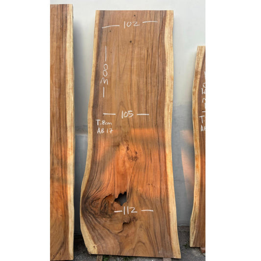 Table à manger en bois massif 300 x 102 -112 cm - Bois de Suar