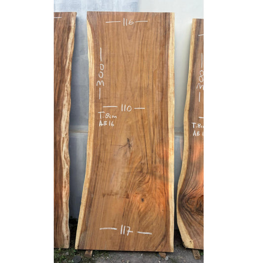 Table à manger en bois massif 300 x 110-117 cm - Bois de Suar