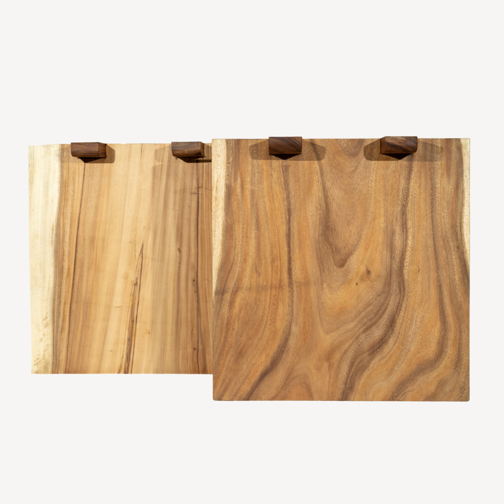 Table à manger en bois massif 300 x 79-87 cm - Bois de Suar