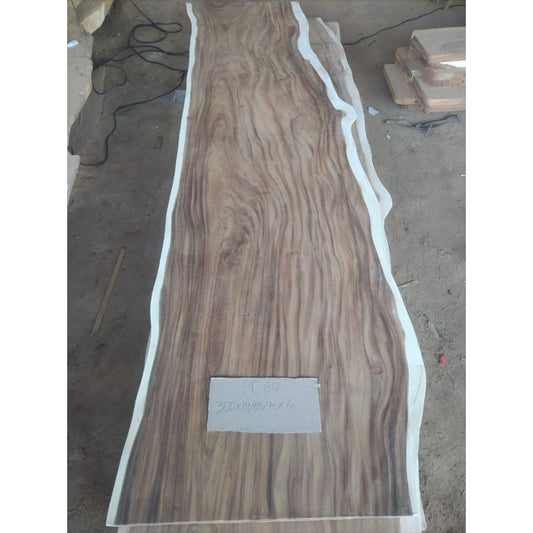 Table à manger en bois massif 300 x 79-87 cm - Bois de Suar