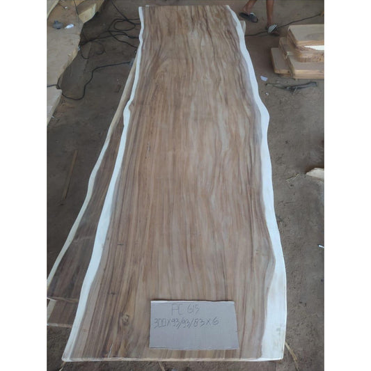 Table à manger en bois massif 300 x 83-93 cm - Bois de Suar