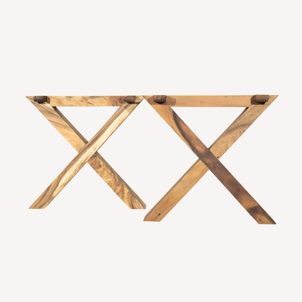 Table à manger en bois massif 300 x 84-92 cm - Bois de Suar