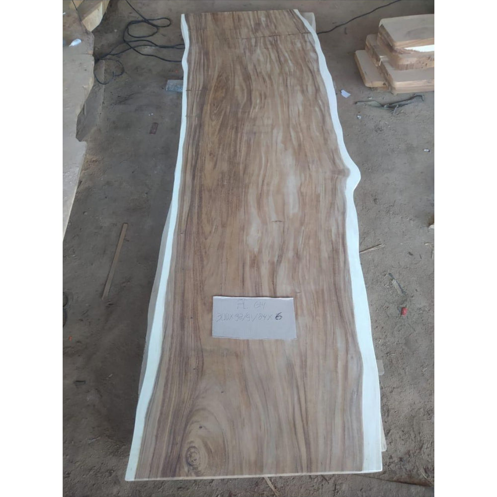 Table à manger en bois massif 300 x 84-92 cm - Bois de Suar