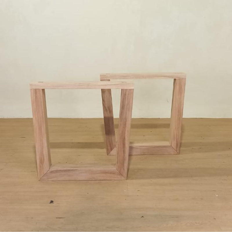 Table et plateau à manger en bois de suar massif 240x138 cm