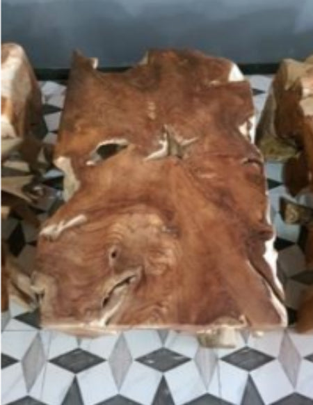 Table basse en racines de teck - ref 1151