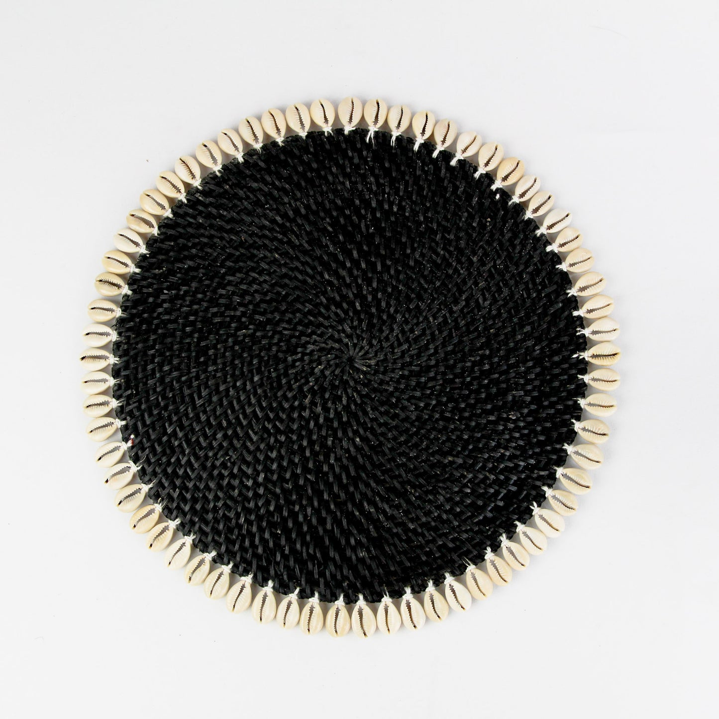 Set de table coquillages noir