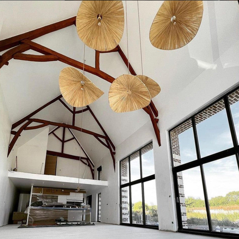 Suspension chips en raphia