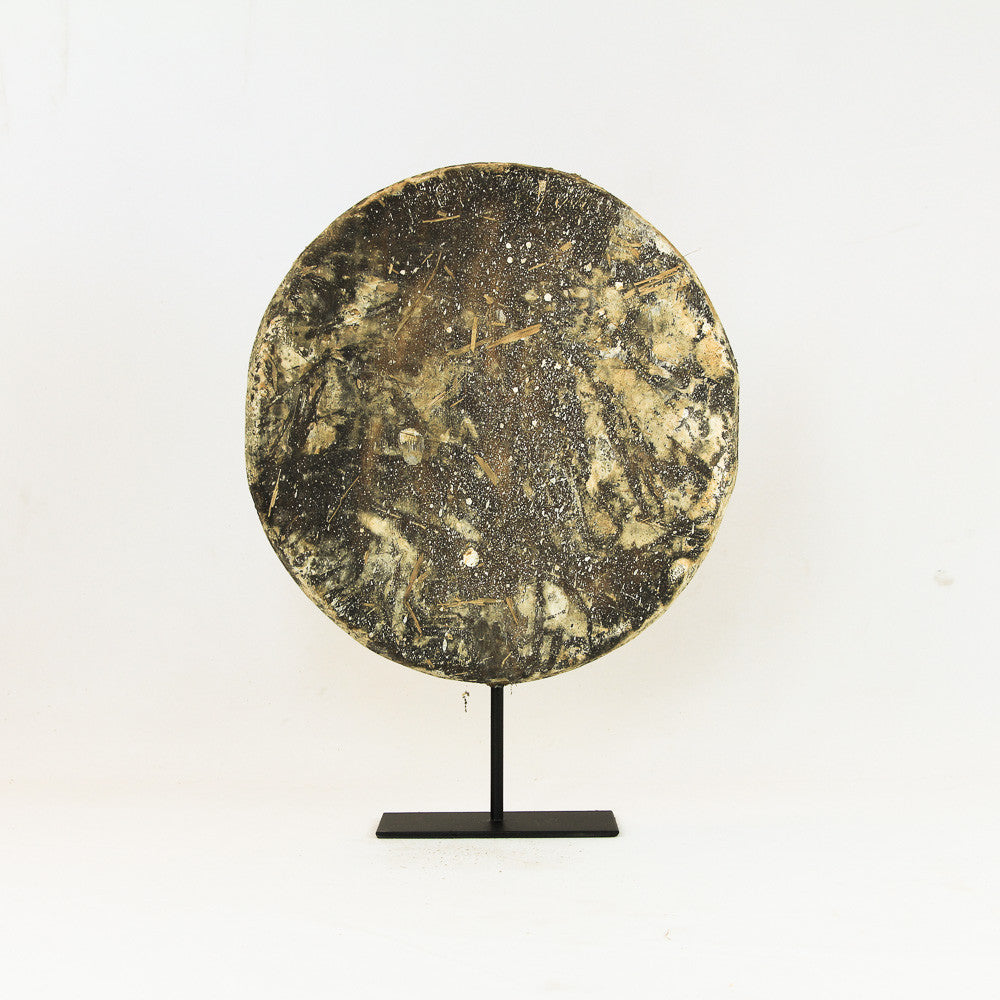 Panneau Toraja - spirales rouges