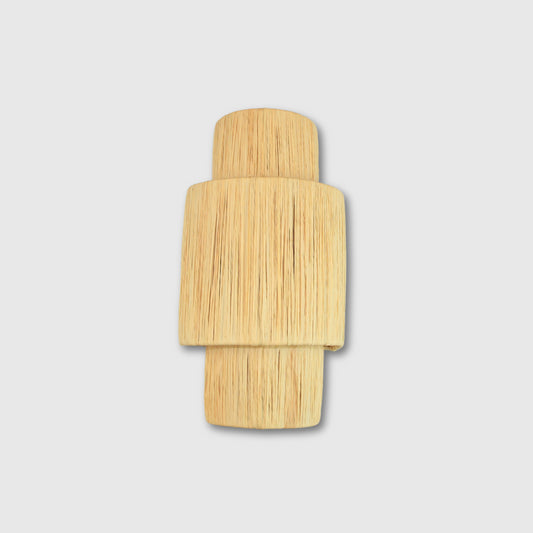 Applique murale en raphia