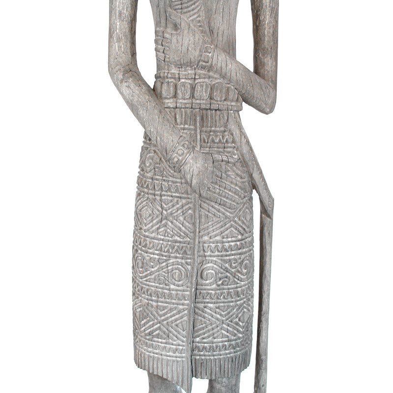 Grande statue primitive de l'île de Timor 2