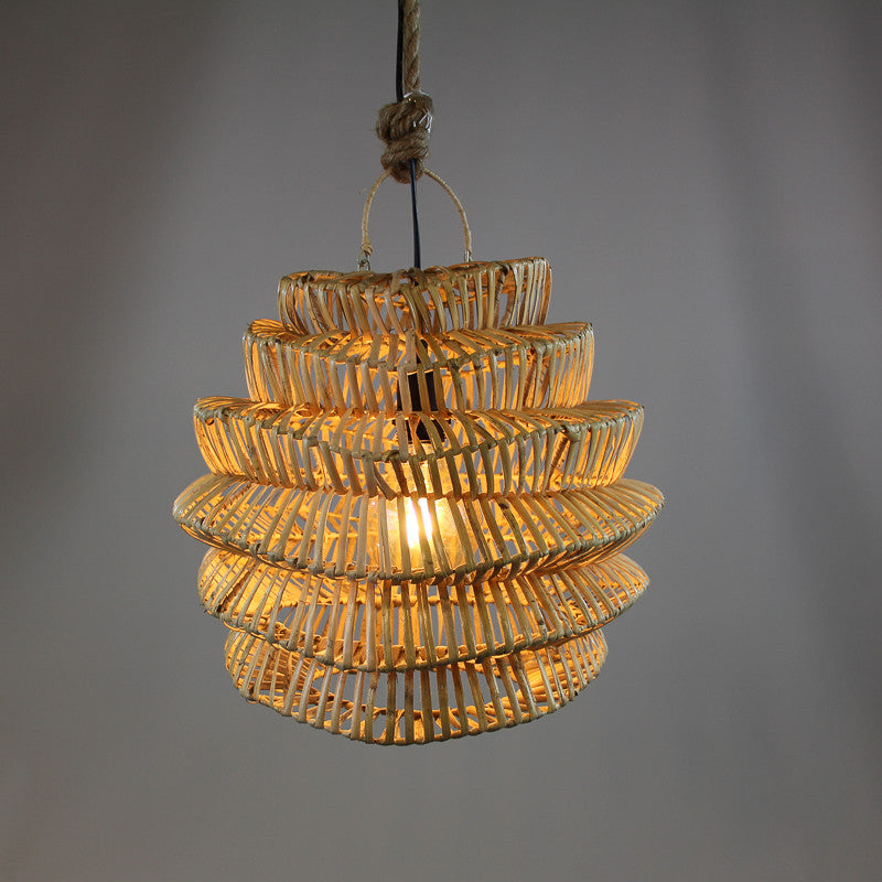 Suspension en rotin - Pieet