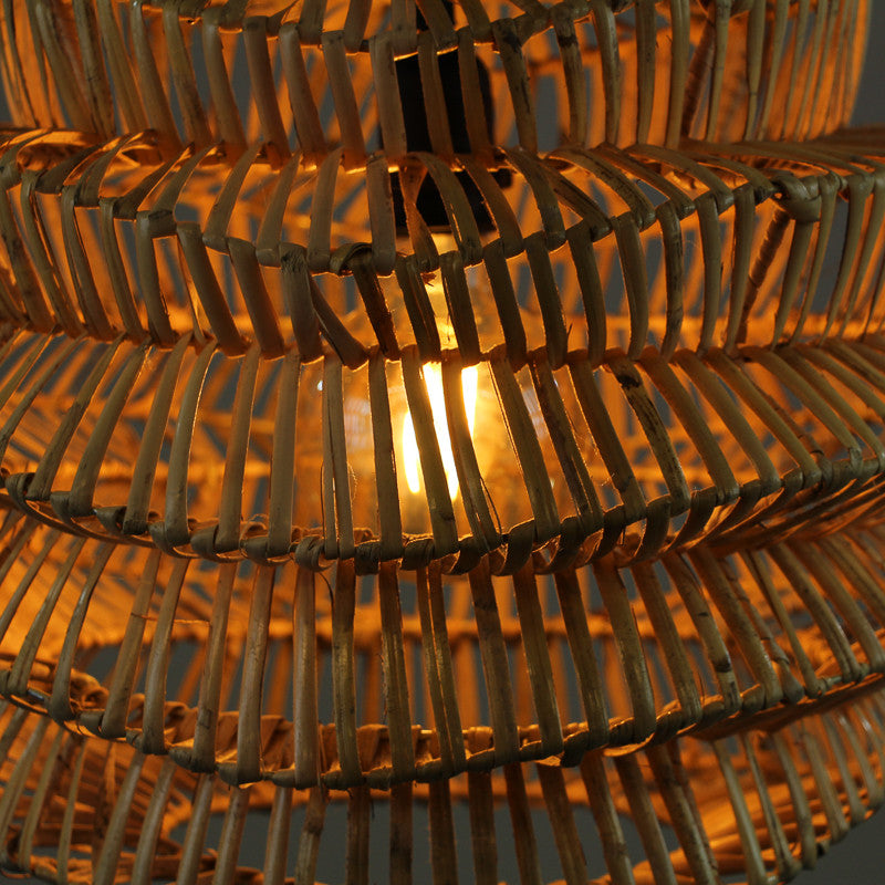 Suspension en rotin - Pieet