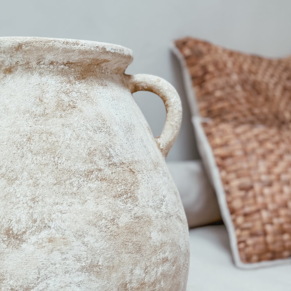 Pot rustique en argile - Indah