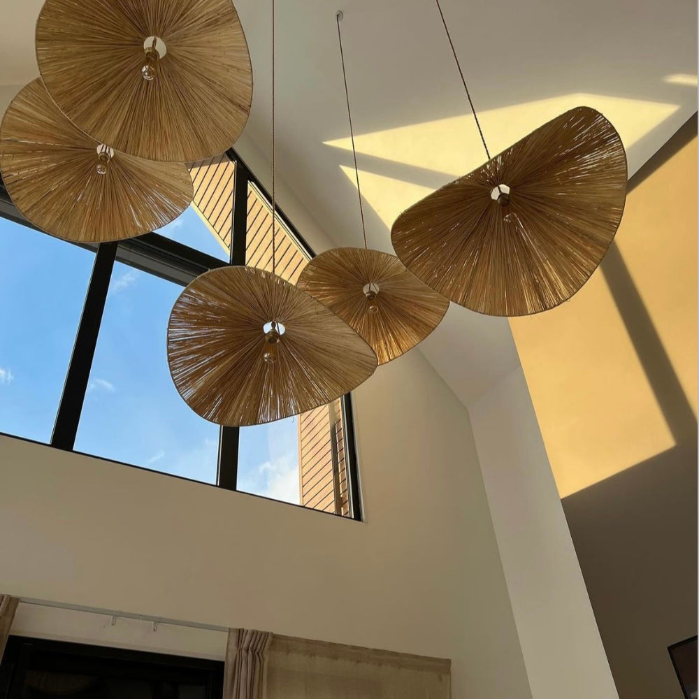 Suspension chips en raphia