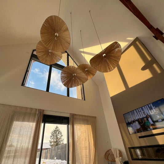 Suspension chips en raphia