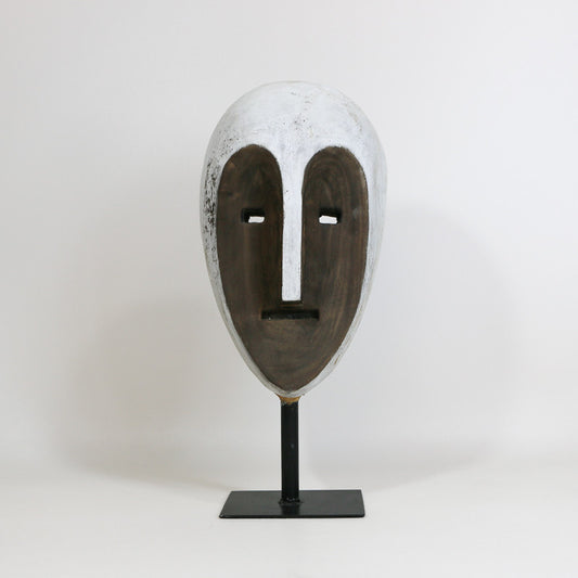 Masque du Timor Noir et Blanc