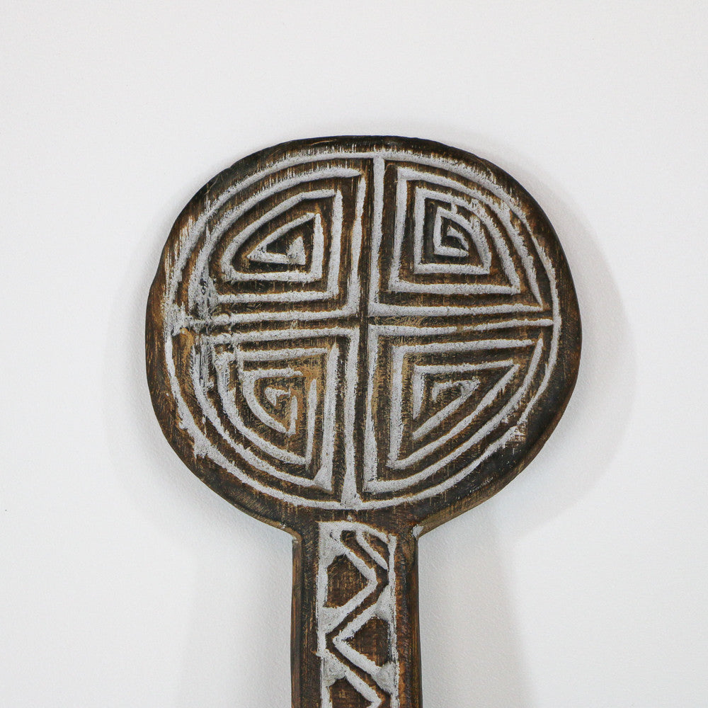 Palme murale sculptée - arrondie