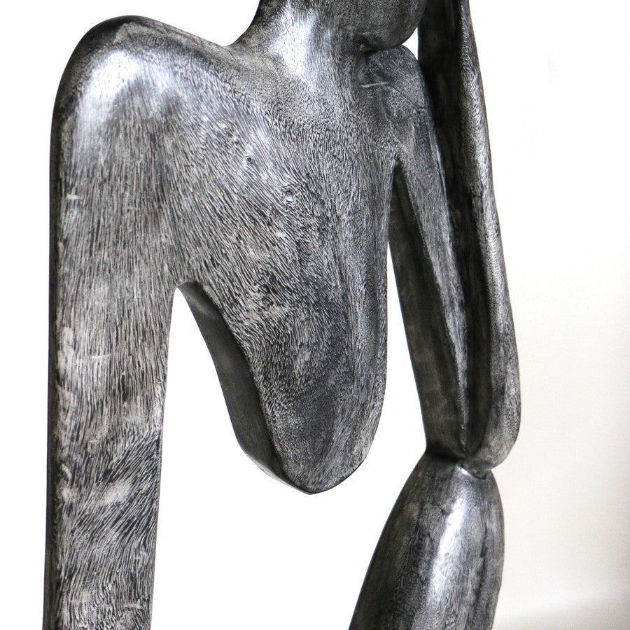 Sculpture Pensi en bois