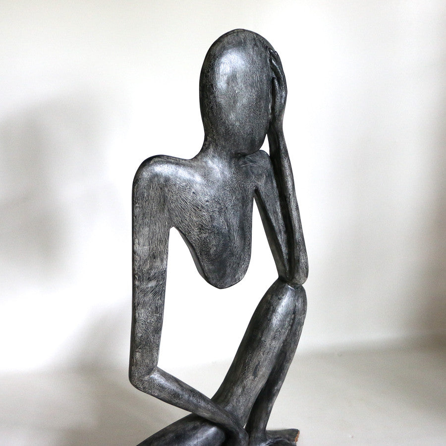 Sculpture Pensi en bois