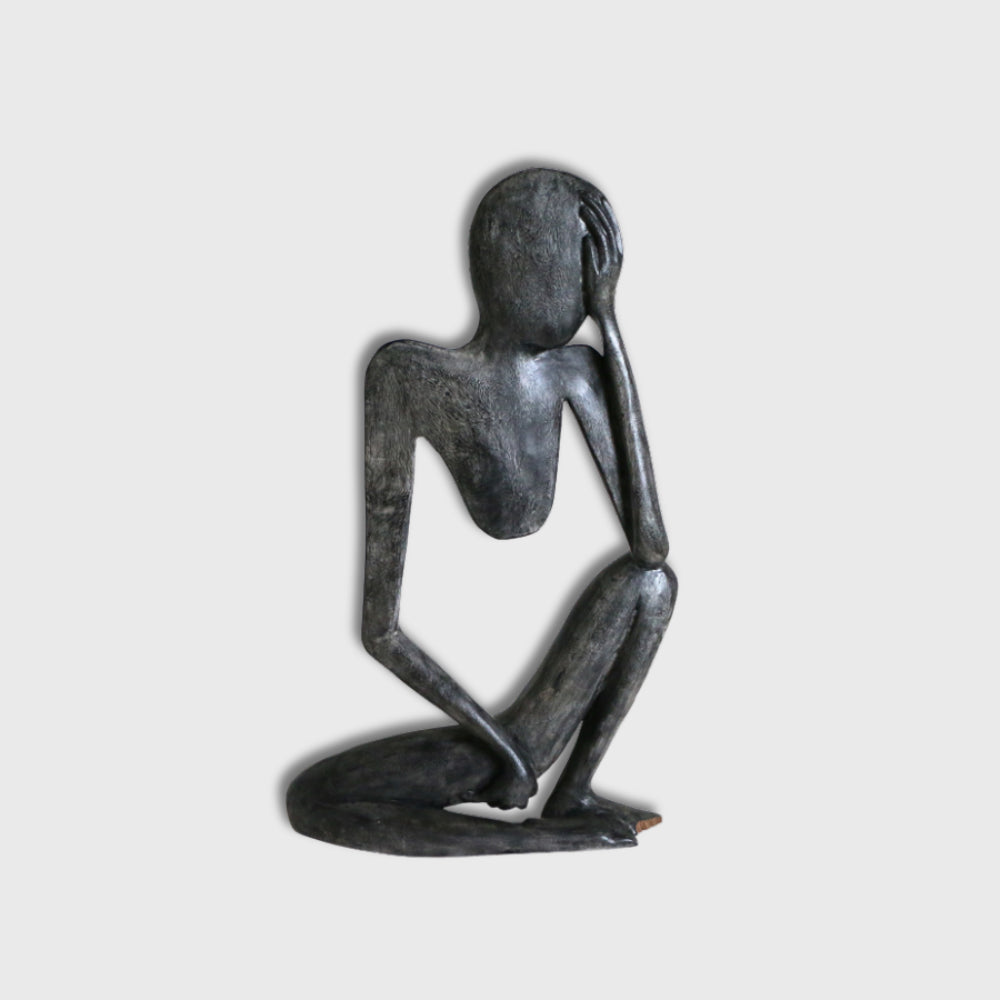 Sculpture Pensi en bois